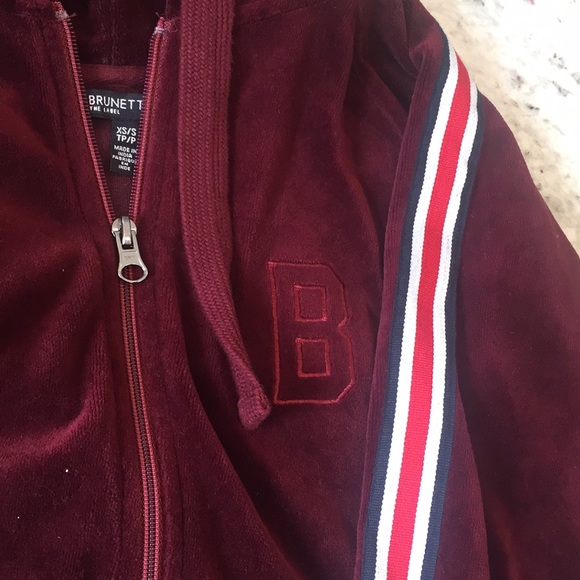 BRUNETTE THE LABEL | Varsity Velour Zip XS / S - Picture 4 of 13